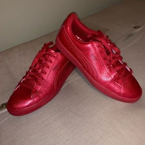 Women’s Red Puma Sneakers